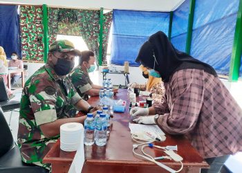 Peringati Hari Juang TNI-AD, Kodim 1808 Mansel Gelar Aksi Donor Darah