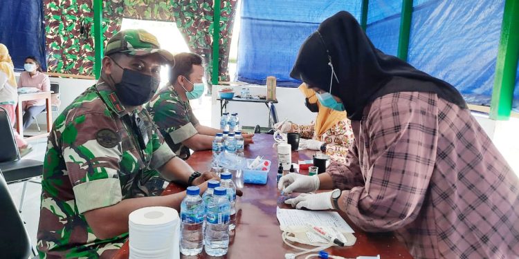 Peringati Hari Juang TNI-AD, Kodim 1808 Mansel Gelar Aksi Donor Darah