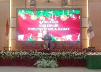 Pemprov Papua Barat Gelar Ibadah Natal 2021 Bersama