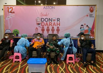 Sambut HUT ke 12, Aston Niu Hotel Manokwari Gelar Donor Darah