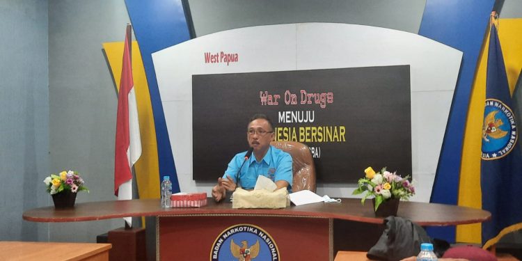 Release Kinerja 2021, BNNP Papua Barat Sebut Kasus Narkotika Bertambah