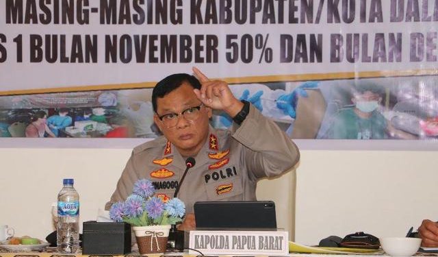 Papua Barat Masuk 5 Provinsi Terendah Capaian Vaksinasi Covid-19