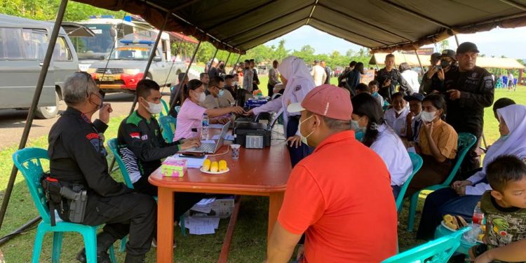 Tim Supervisi Baharkam Mabes Polri Pantau Pelaksanaan Vaksinasi Covid-19 di Mako Brimob