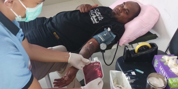 Kodim 1808 Mansel Gelar Aksi Donor Darah, Peringati Hari Juang TNI-AD