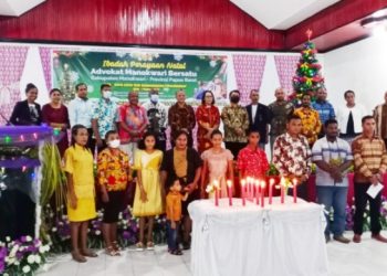 Advokat Manokwari Bersatu Gelar Perayaan Natal Bersama