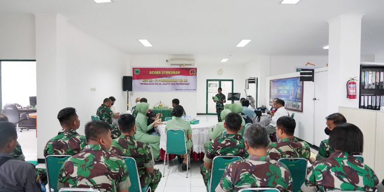 Pendam XVIII Kasuari Syukuran HUT ke 71 Penerangan TNI AD