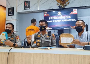 Ambil Shabu-shabu di KGP Express,TJ Dibekuk Anggota Satresnarkoba