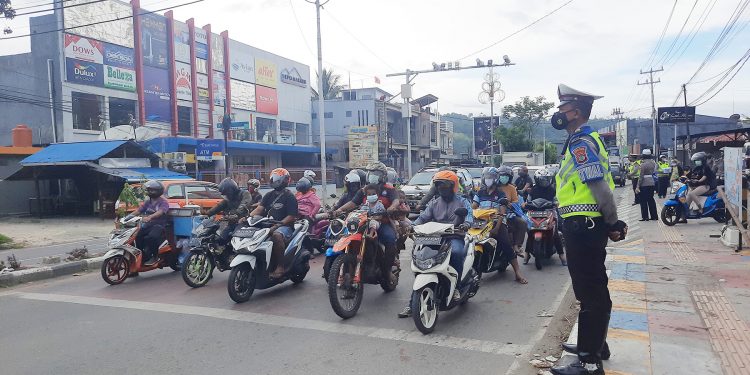 11 Kendaraan Terjaring Razia di Traffic Light Haji Bauw