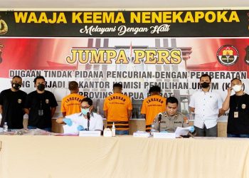 Satu Oknum ASN dan Honorer Pemda Manokwari Terlibat Pencurian Brangkas di Kantor KPU Papua Barat