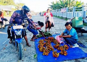 Yudha Akui Ngojek Sambil Jual Buah Pendapatan Yang Didapat Lumayan