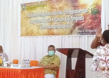 Pemda Terus Berupaya Optimalkan Perkoperasian di Bintuni Melalui Pelatihan Peningkatan Kapasitas 