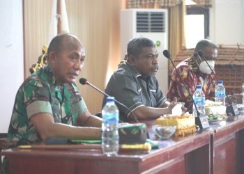 Pangdam XVIII Kasuari Temui Ketua MRP PB