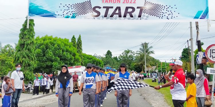 Tanpa Perbedaan, Ratusan Regu Gerak Jalan Semarakan Hari Peringatan 167 Tahun PI Tahun 2022