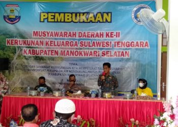 Ini Pesan Wakil Bupati Mansel Saat Membuka Musda II KKST