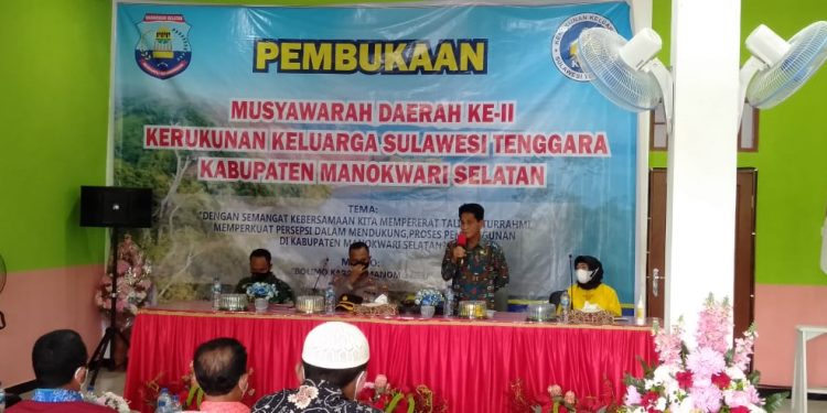 Ini Pesan Wakil Bupati Mansel Saat Membuka Musda II KKST