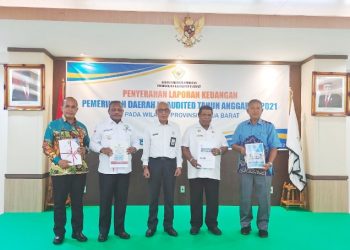 Empat Kabupaten Serahkan LKPD Unaudited TA 2021 ke BPK RI