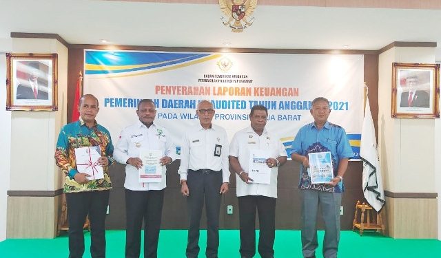 Empat Kabupaten Serahkan LKPD Unaudited TA 2021 ke BPK RI