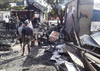 Diduga Korsleting Arus Pendek Terjadi Kebakaran di Tahiti Bintuni