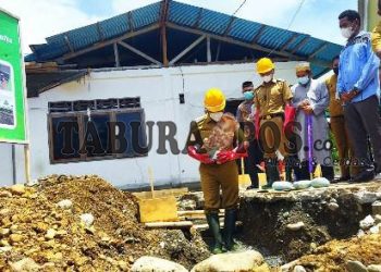 GSG dan Tempat Wudhu Masjid Baitul Kautsar Oransbari Mulai Dibangun