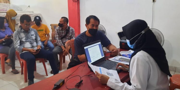 Gandeng BPW KKSS, Satreskrim Polres Manokwari Gelar Vaksinasi Covid-19