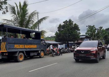 Polres Manokwari Turunkan 150 Personil Amankan Rencana Aksi Damai
