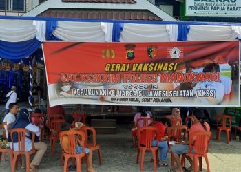 Vaksinasi Covid-19 di Jl. Trikora, Wosi Lampaui Target 100 Orang