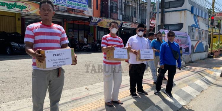 IKASWARA Manokwari Galang Dana Bantu Korban Kebakaran Pasar Wosi