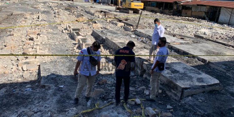 Tiba di Manokwari, Tim Labfor Jayapura Olah TKP Kebakaran Pasar Wosi Sore Ini