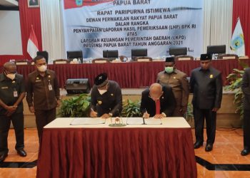 WTP Menjadi Kado Spesial di Akhir Masa Jabatan Sebagai Gubernur Papua Barat