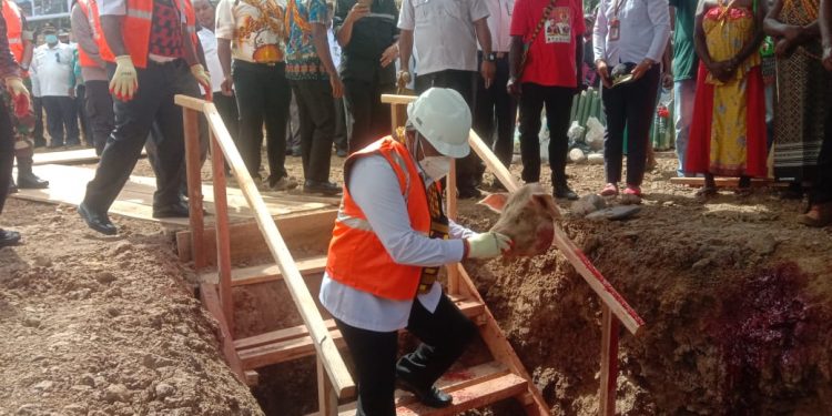 Penyatuan Tanah dan Air dari 57 Kampung Tandai Pembangunan Kantor Bupati Mansel