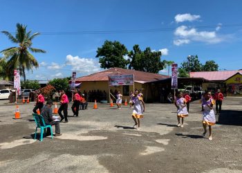 Lomba Tari Yospan Meriahkan Hari Bhayangkara ke 76