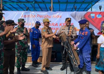 60 Peserta Meriahkan Lomba Perahu Hias Hari Bhayangkara ke 76