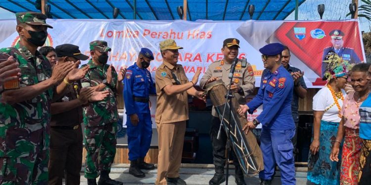 60 Peserta Meriahkan Lomba Perahu Hias Hari Bhayangkara ke 76