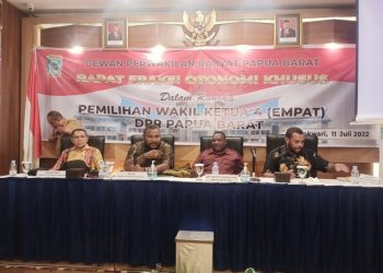 Cartensz Malibela Terpilih Menjadi Wakil Ketua IV DPR Papua Barat