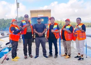 Penyaluran Bantuan Sembako ke Distrik Yakora Sempat Terhalang Dua Ekor Buaya