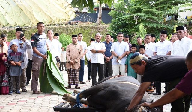 Masjid Istiqlal Kodam XVIII Kasuari Sembelih Hewan Kurban 10 Ekor