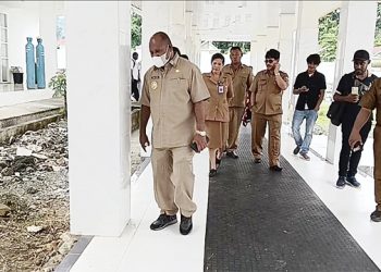 Bupati Mansel Tegur Direktur dan Jajarannya Saat Sidak di RSUD Elia Waran