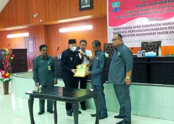 DPRD dan Pemda Manokwari Setujui Ranperda LKPD APBD 2021