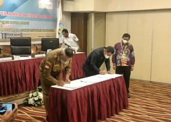 Pemprov Papua Barat & Ditjen Badilum MA Teken Naskah Perjanjian Hibah Daerah