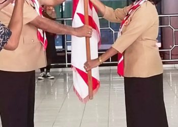 Bupati Dan Wakil Bupati Teluk Bintuni Hadiri Pelepasan Kontingen Kwartir Daerah PB Jamnas XI Cibubur