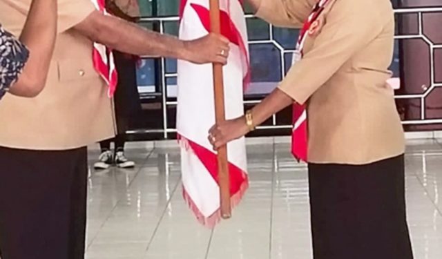 Bupati Dan Wakil Bupati Teluk Bintuni Hadiri Pelepasan Kontingen Kwartir Daerah PB Jamnas XI Cibubur