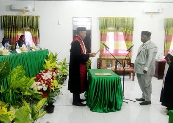 Nabinus Iba Jabat Wakil Ketua I DPRD Mansel