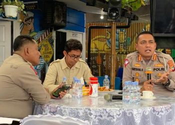 Dirlantas Polda Papua Barat Silaturhami Dengan Wartawan