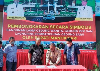 GOW Manokwari Dibongkar, Pemerintah Mulai Bangun Gedung Mambruk