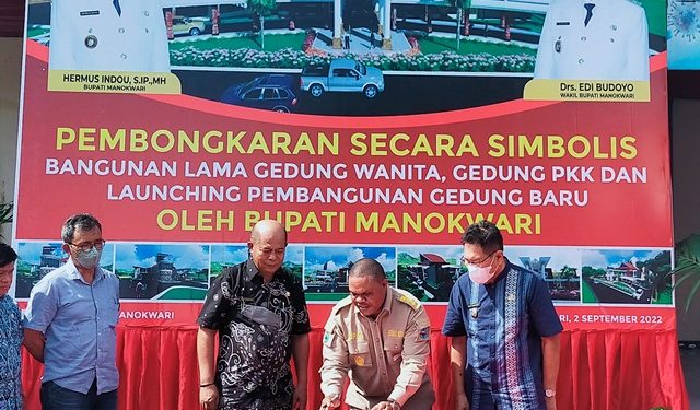 GOW Manokwari Dibongkar, Pemerintah Mulai Bangun Gedung Mambruk