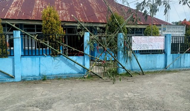 Merasa Kecewa, Pemilik Hak Ulayat Memalang PPI Pasar Ikan Sanggeng