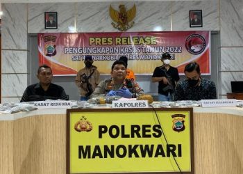 Satresnarkoba Polres Manokwari Ungkap Peredaran 2,5 Kg Ganja