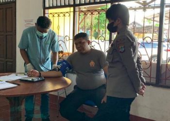 175 Personel Polres Manokwari Jalani Rikkes Berkala