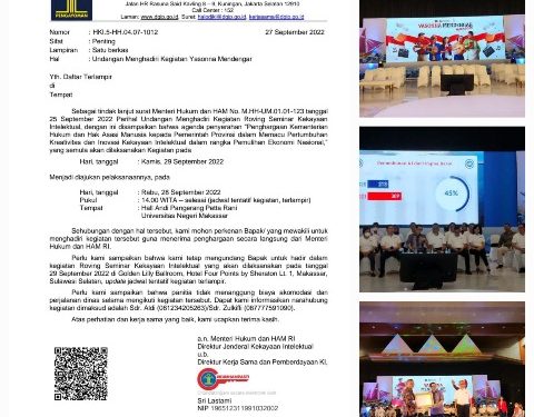 Pj. Gubernur Papua Barat Menerima Penghargaan Menteri Hukum dan HAM