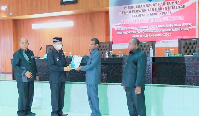KUA-PPAS APBD-P 2022 Manokwari Mulai Dibahas